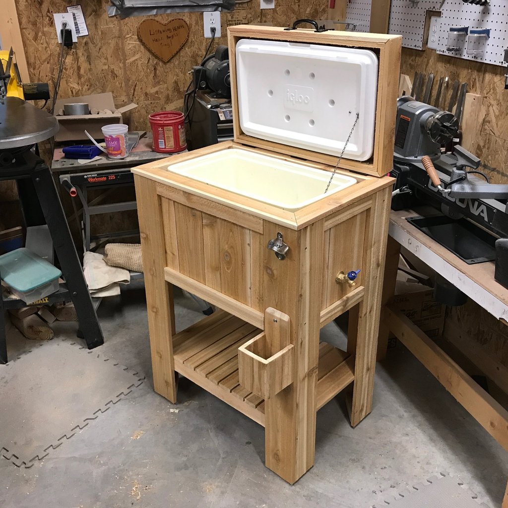 cooler open