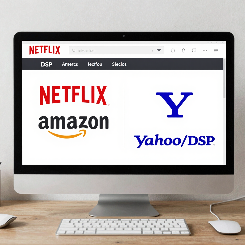 flat screen television displaying Netflix logo