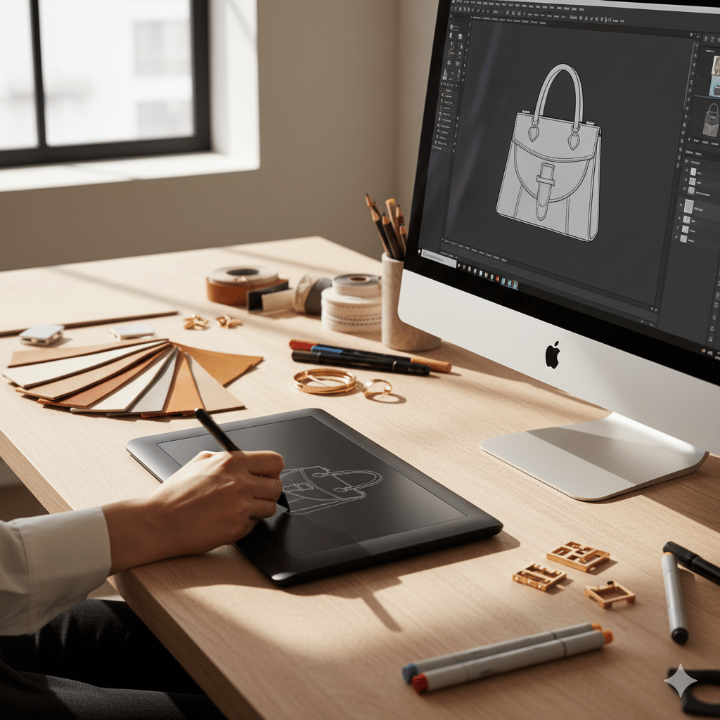 ccessory product development by Cavity Studios with sketching, color, and brand-focused ideation