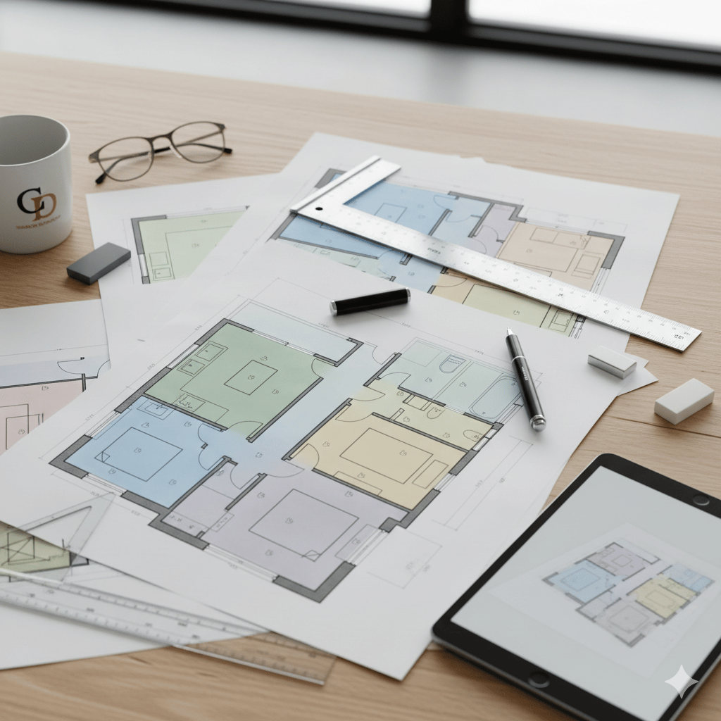 Floor space planning by Cavity Studios optimizing store layout & flow for better retail performance