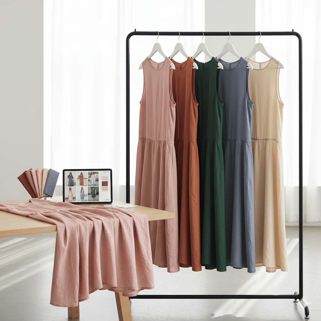 Cavity Studios color range development with seasonal palettes for apparel and fashion product design