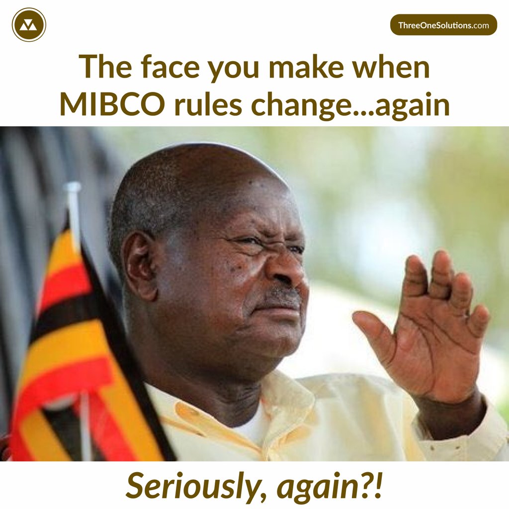 The Face You Make When MIBCO Rules Change Again