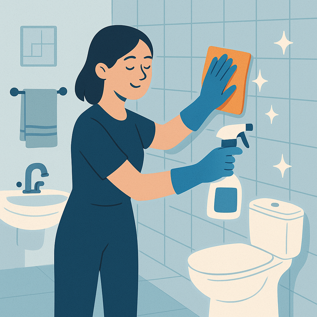 Nettoyage des salles de bains et sanitaires