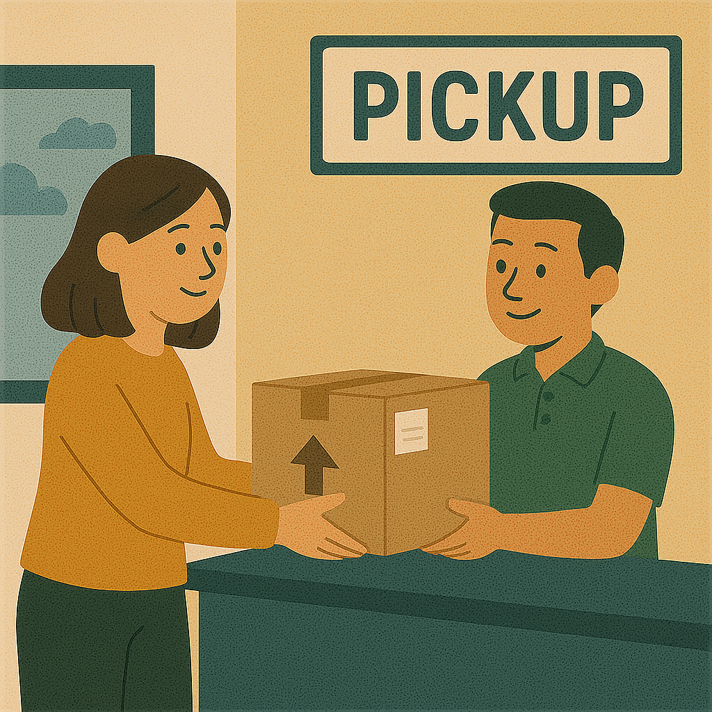 Retrait de colis en relais