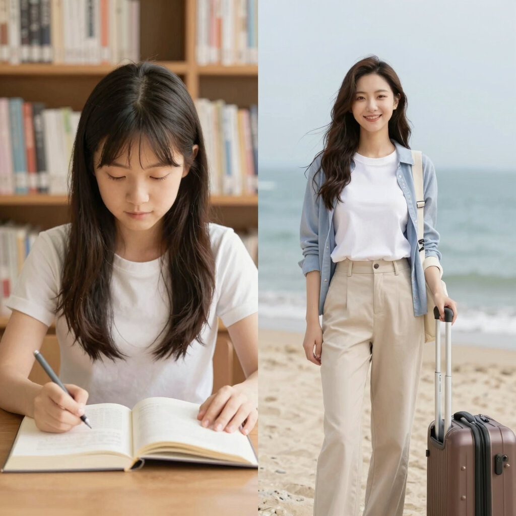 A person standing at a crossroads, looking thoughtful and contemplative.