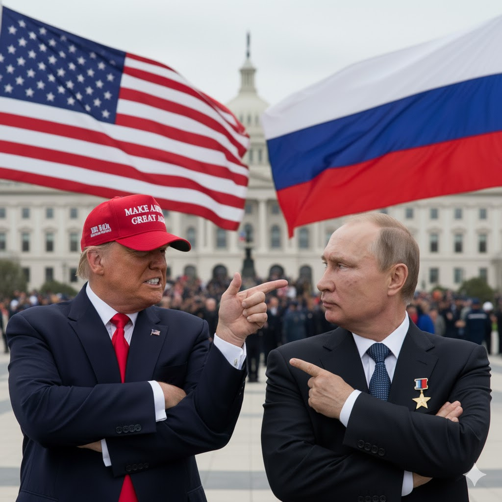 AI generated image of trump and putin