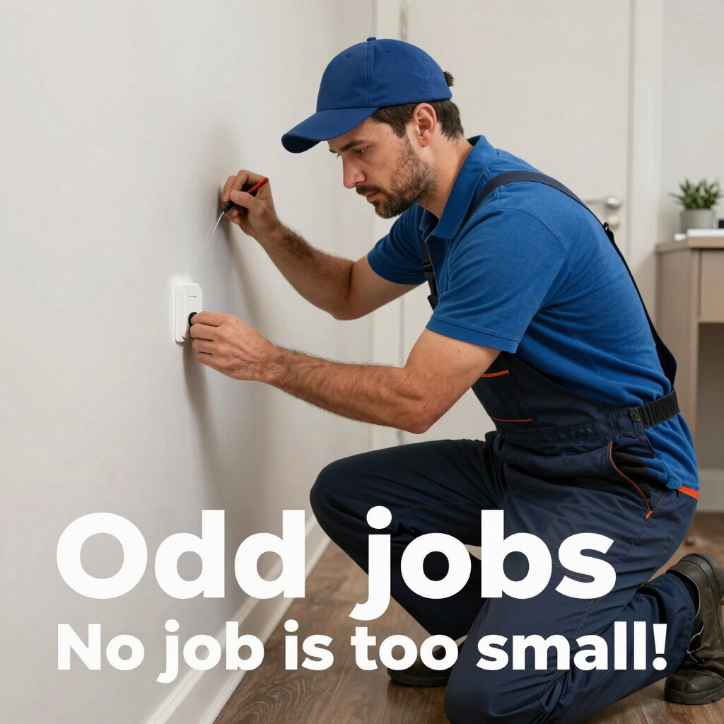 assorted hand tools on gray concrete floor