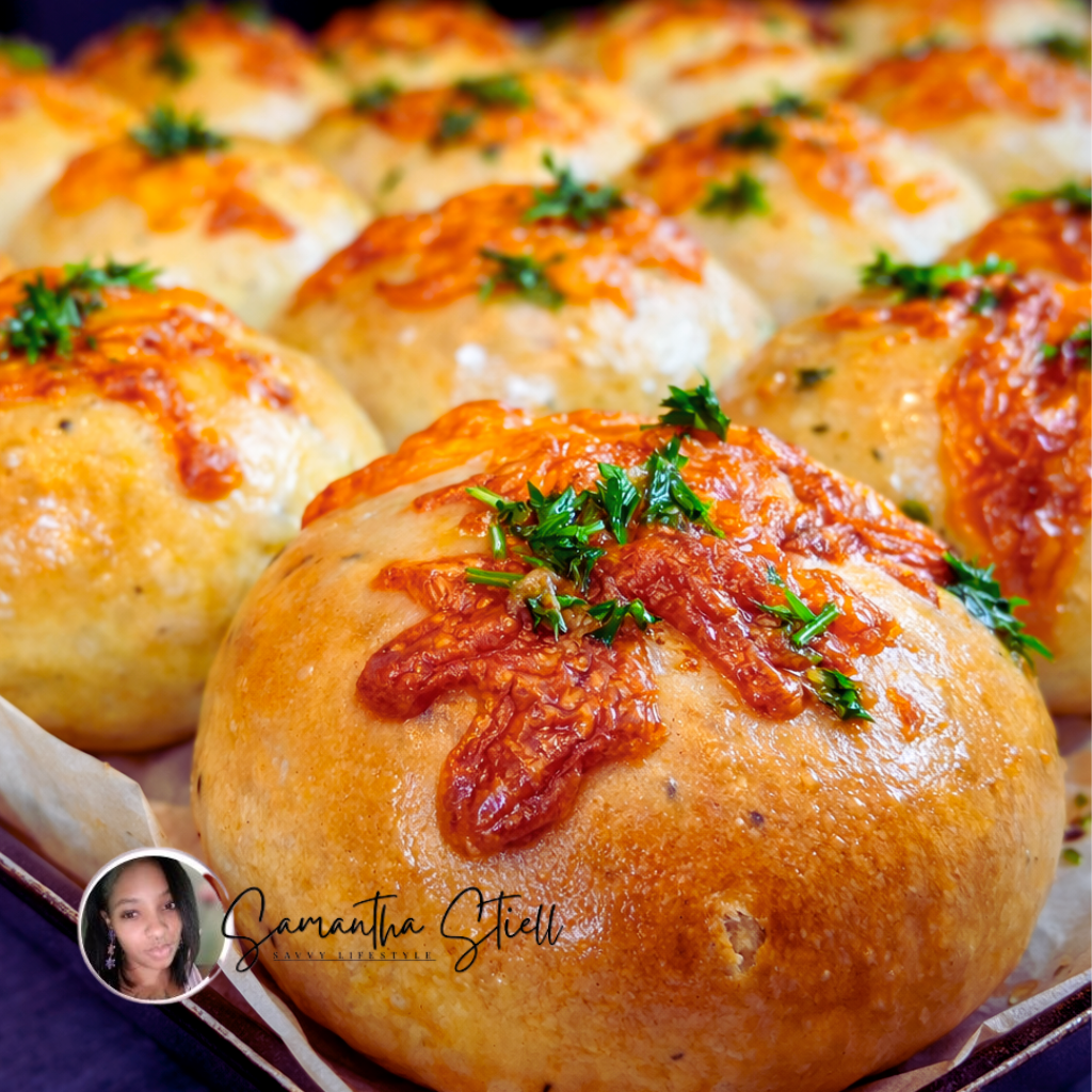 Cheesy Potato-Stuffed Rolls