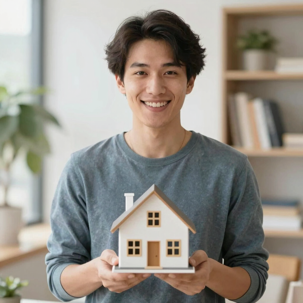 A mobile notary signing important documents at a cozy home office desk.