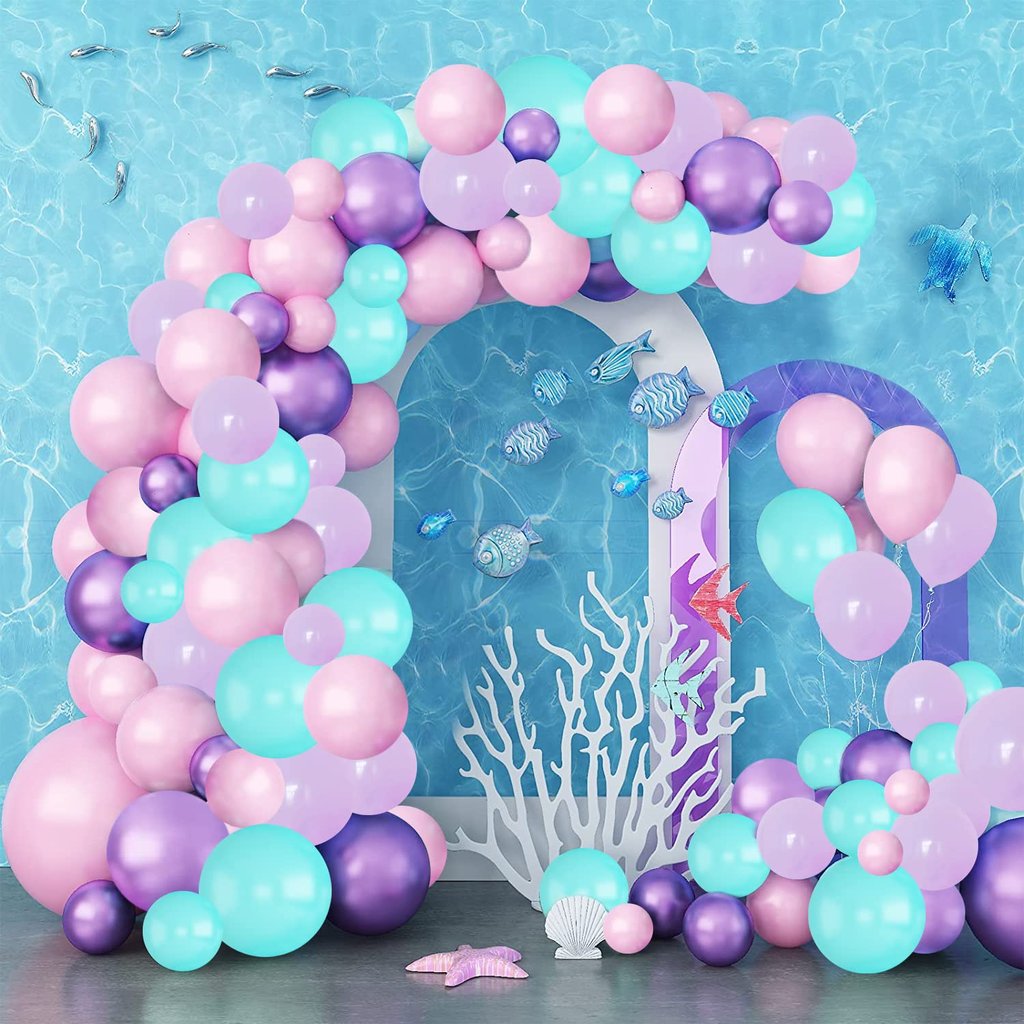 Creative themed balloon sculptures adding fun and excitement to a 1st birthday party.