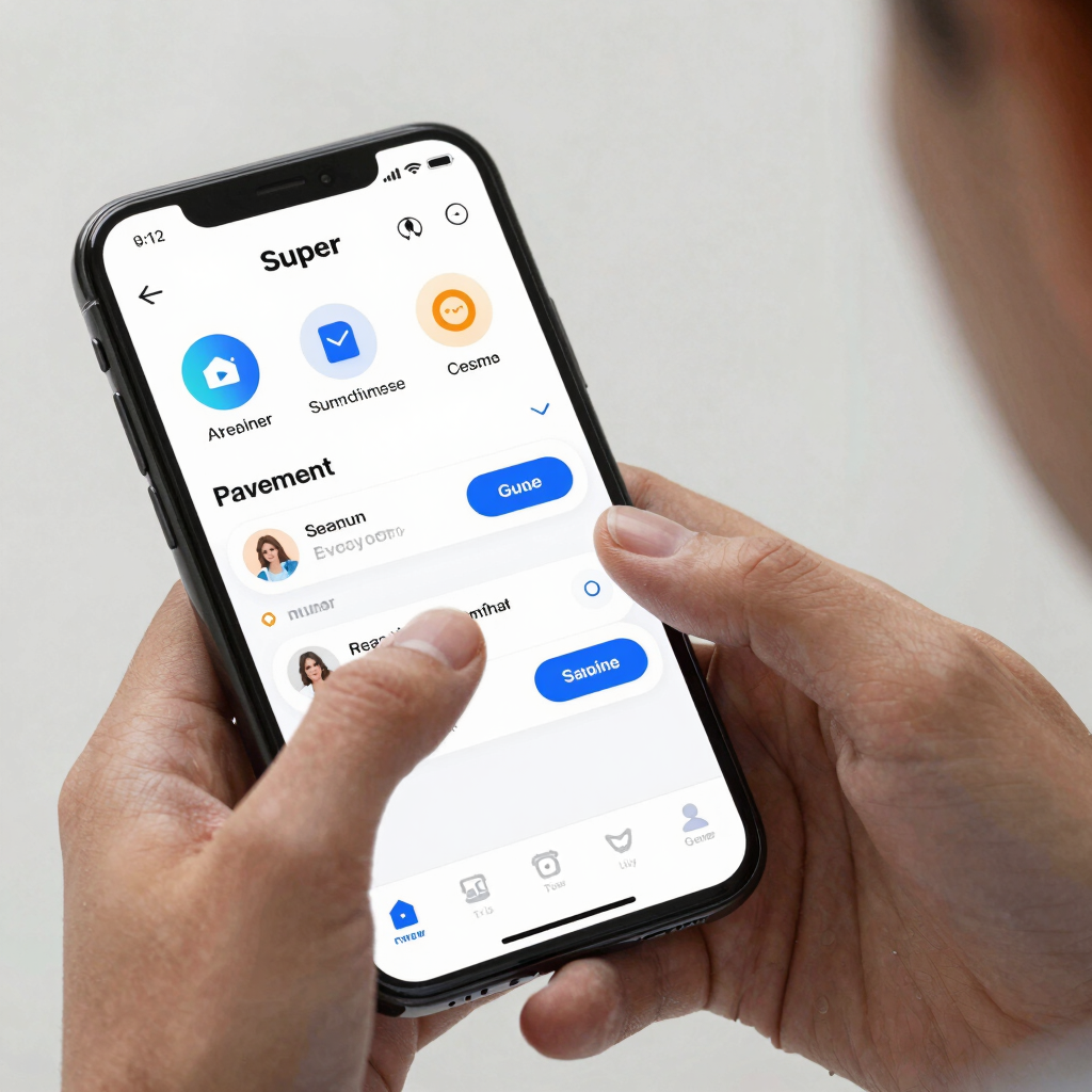 A sleek smartphone displaying a digital wallet application on its screen.