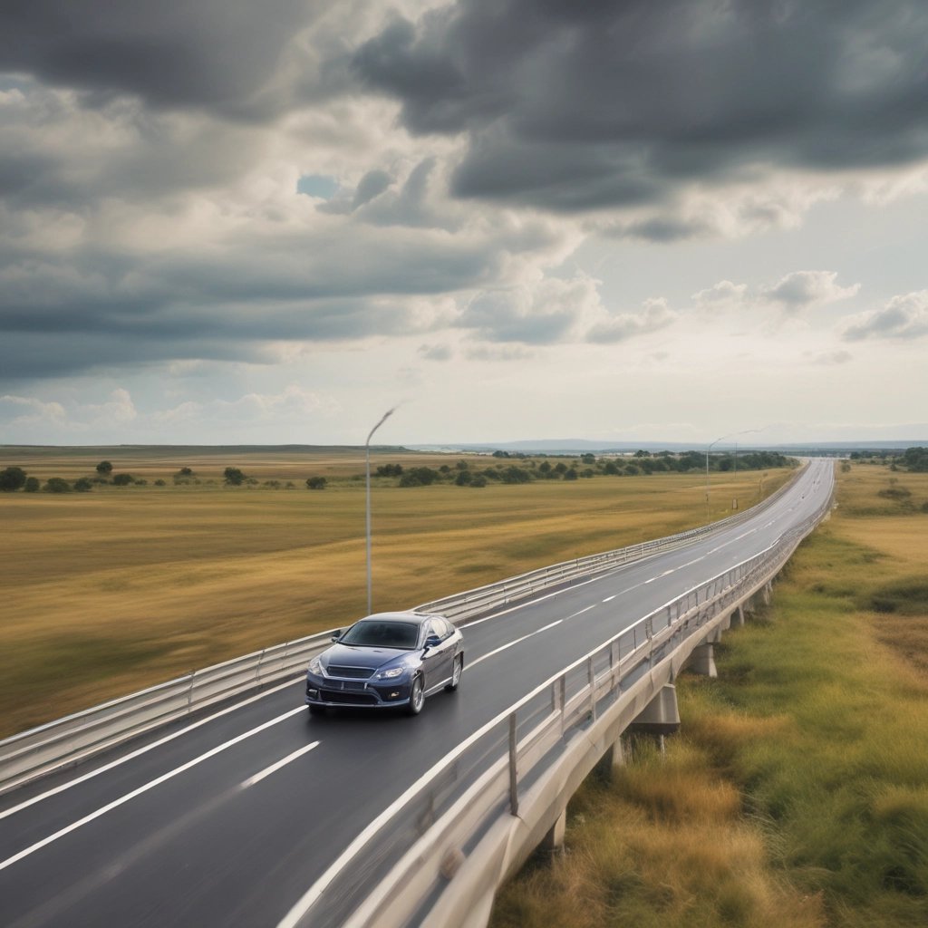 A delivery rider wearing a green Grab uniform stands outside a glass-fronted shop. He holds a helmet in one hand and a smartphone in the other. His green backpack is slung over his shoulders, and he appears focused on the phone. The background includes a glimpse of greenery and a restaurant interior.