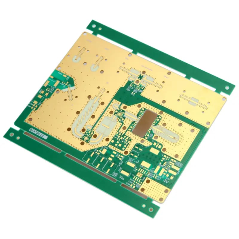 RF microwave pcb with Flash Gold Surface finishing | Omini