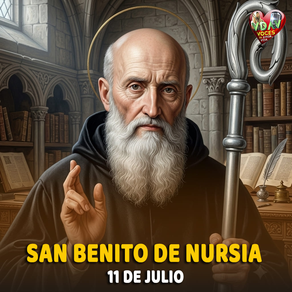 11 de julio. San Benito de Nursia, Fundador del monacato en occidente (+ 517)