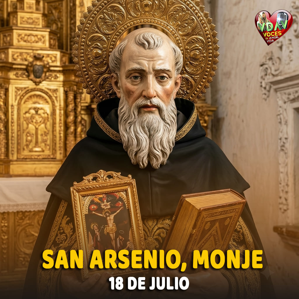 Santo de hoy 18 de julio. San Arsenio, Monje (+ 450)