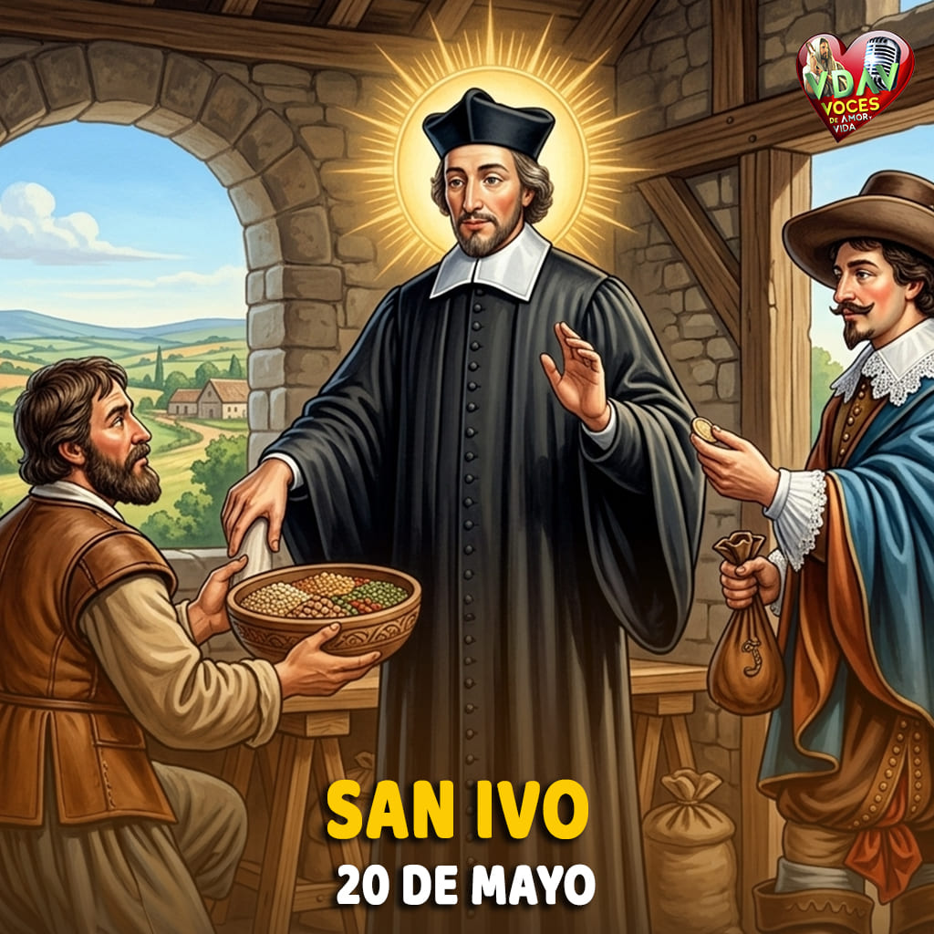 Santo de hoy 20 de mayo. San Ivo, Patrono de los abogados (+ 1303)