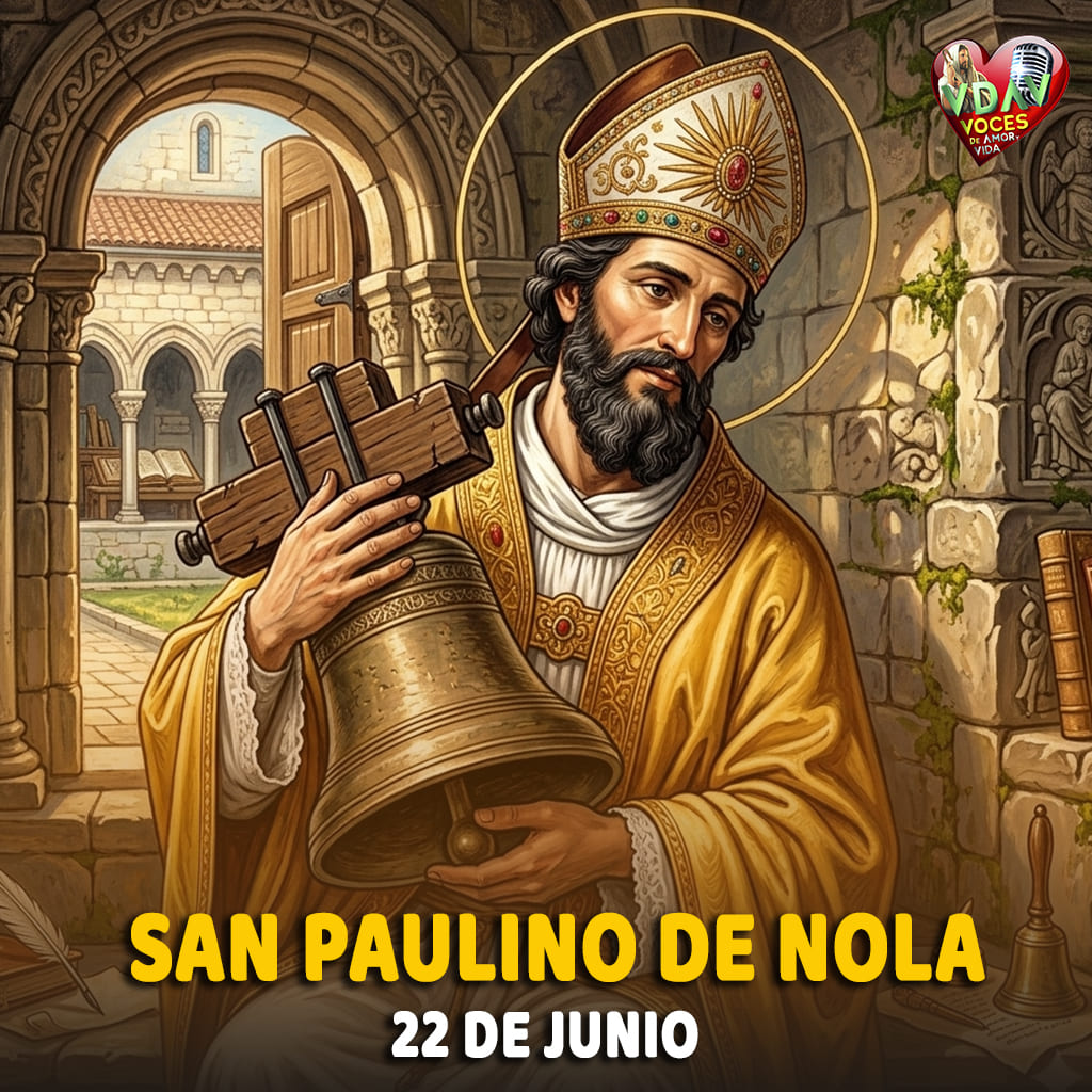 Santo de hoy 22 de junio. San Paulino de Nola, Obispo (+ 431)