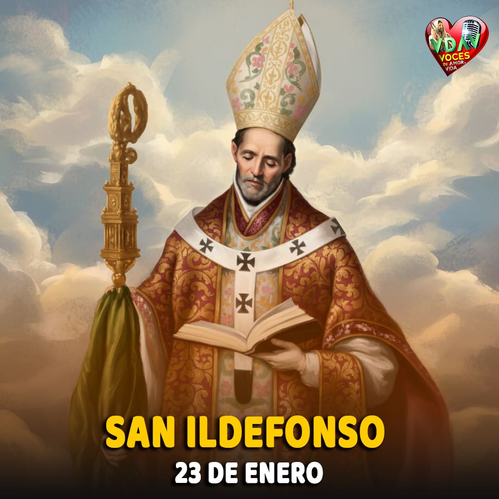23 de enero. San Ildefonso, Arzobispo de Toledo (+667)