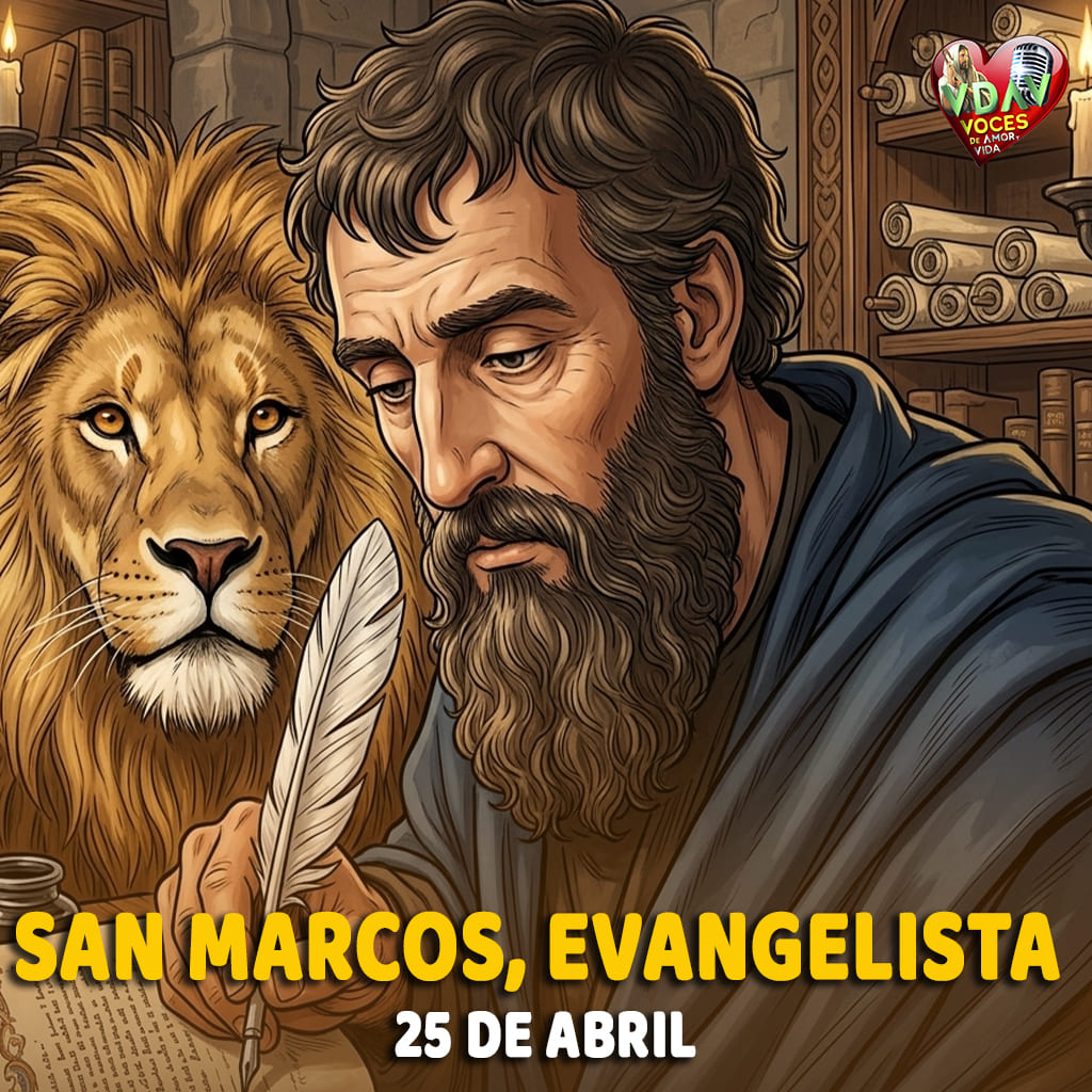 Santo de hoy 25 de abril. San Marcos, Evangelista