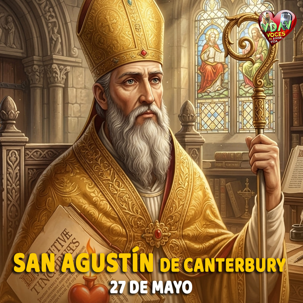 Santo de hoy 27 de mayo. San Agustín de Canterbury (+ 605)