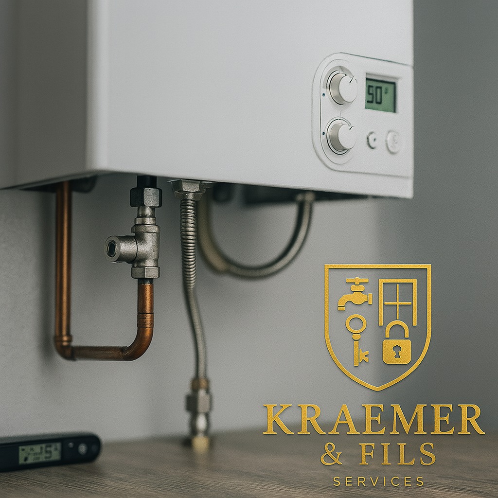 a close up of a gas stove and a clock