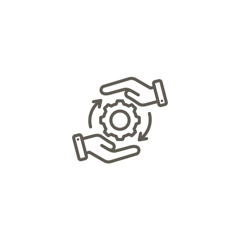 gestion de projet 2 mains