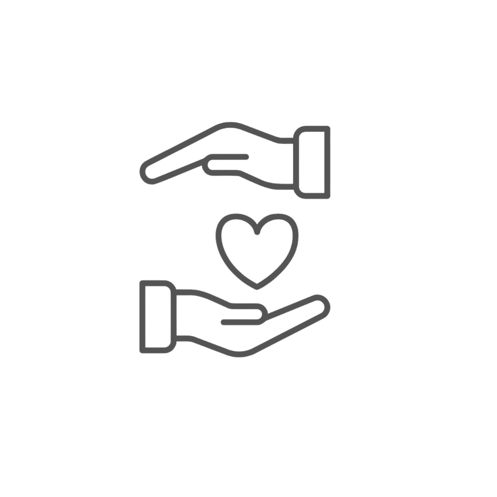 a hand holding a heart in a hand