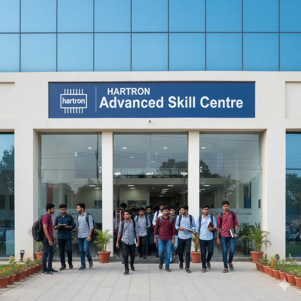 Hartron brand Offline classes balaabhgarh