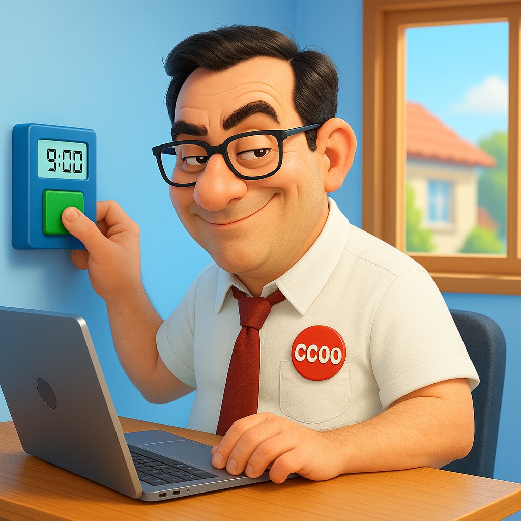 despido registro horario