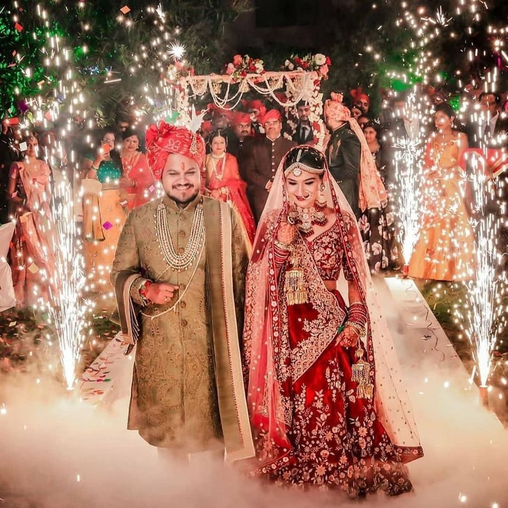 BEST BRIDE GROOM ENTRY & JAIMALA THEMES BY GEET EVENTS
