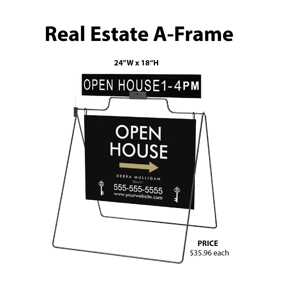 real estate A frame sign