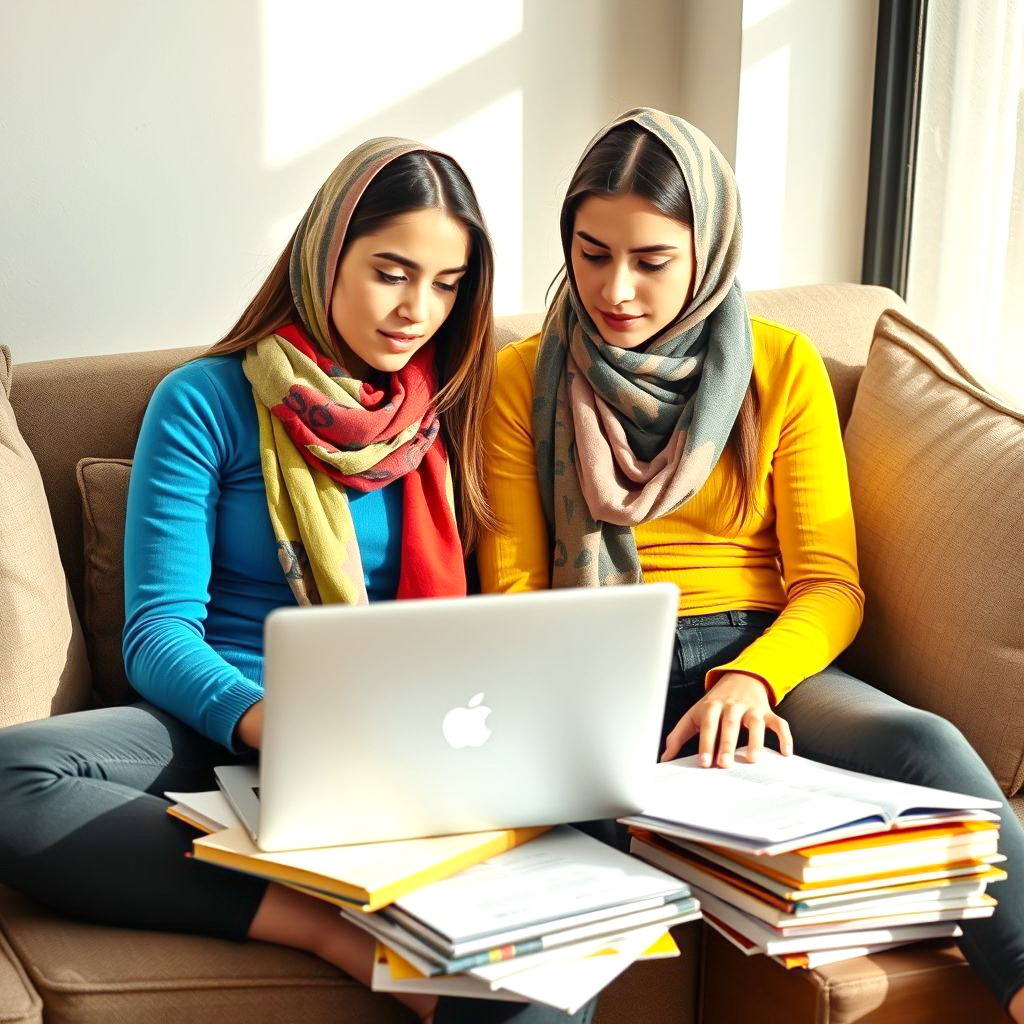 طلاب O'Level IGCSE الذين يدرسون الفتيات