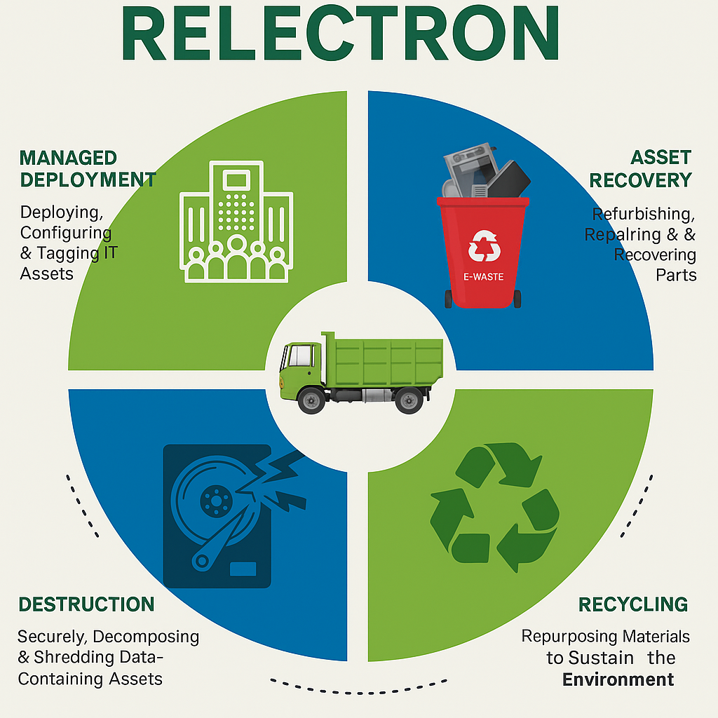 a diagram of a recycling bins and recycling bins