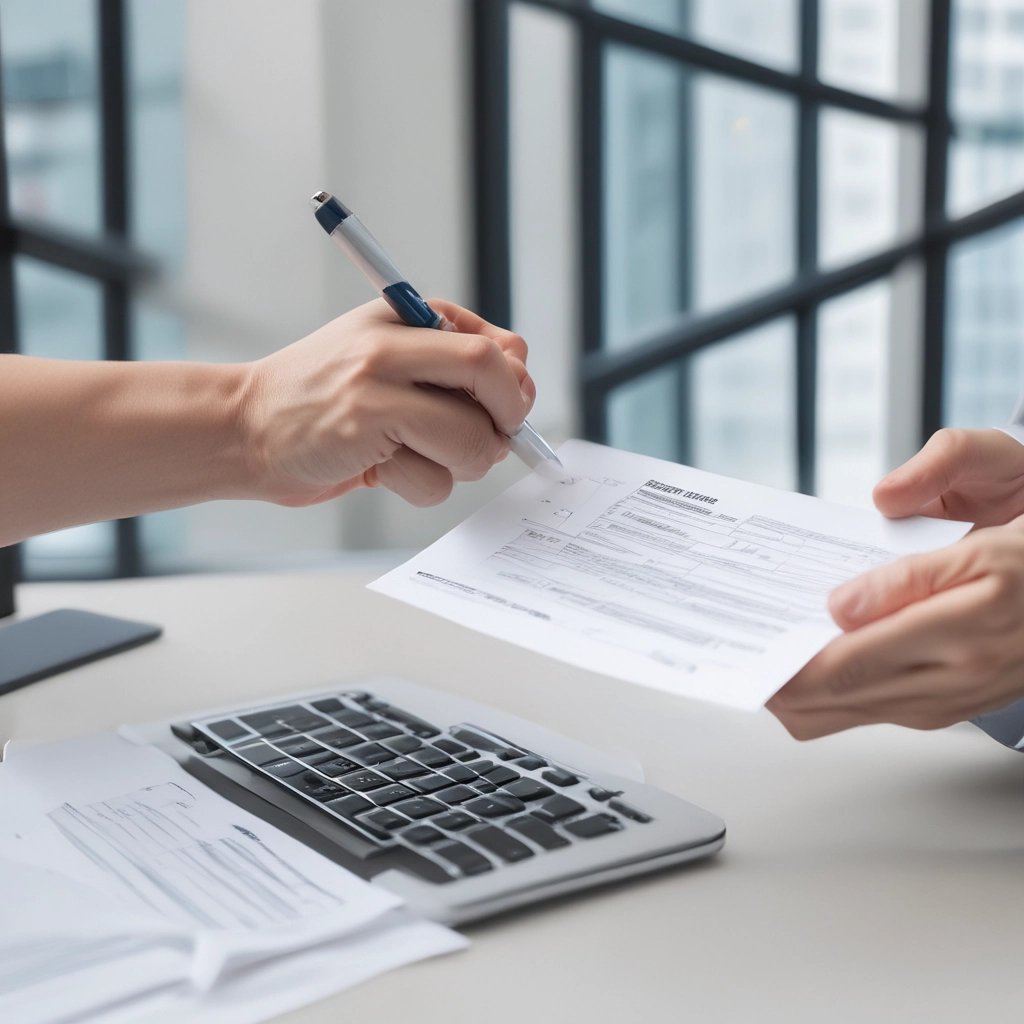A happy family visiting a residential plot site with a Jay Properties agent.