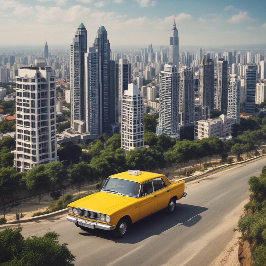 A happy family visiting a residential plot site with a Jay Properties agent.