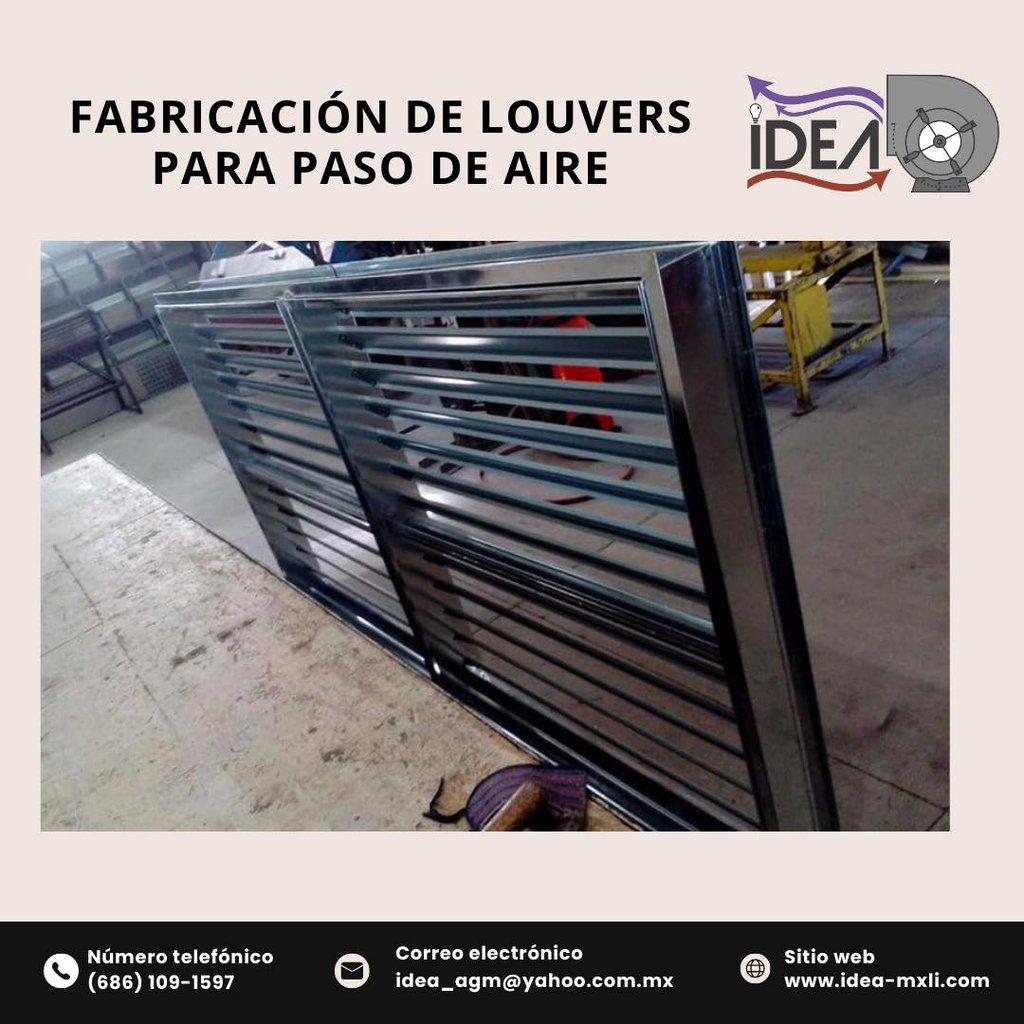 louvers para ventilación