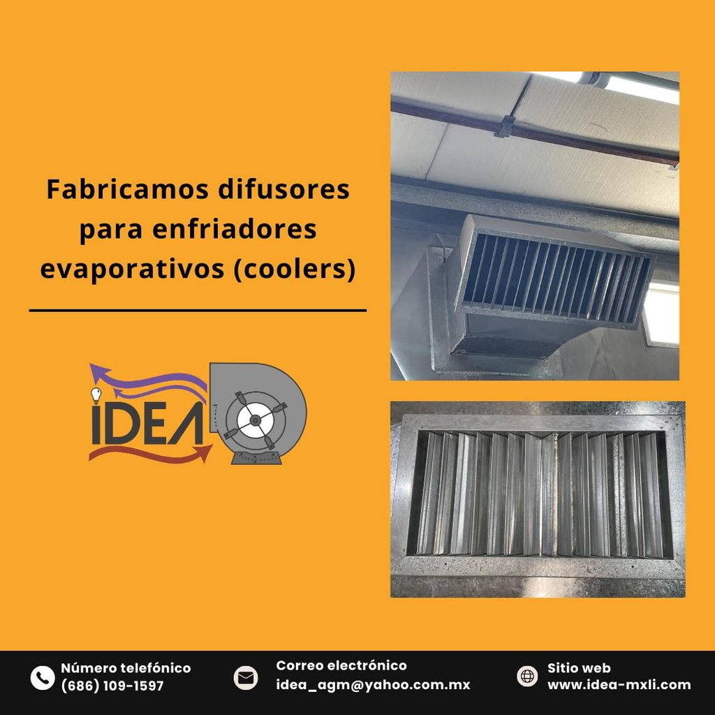 Fabricación de difusores para coolers en Mexicali