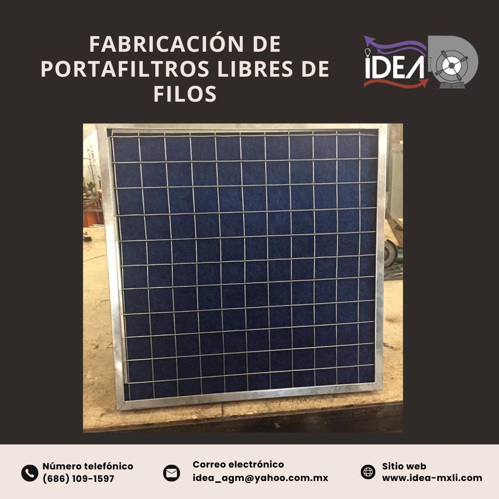 Portafiltros para ventilación