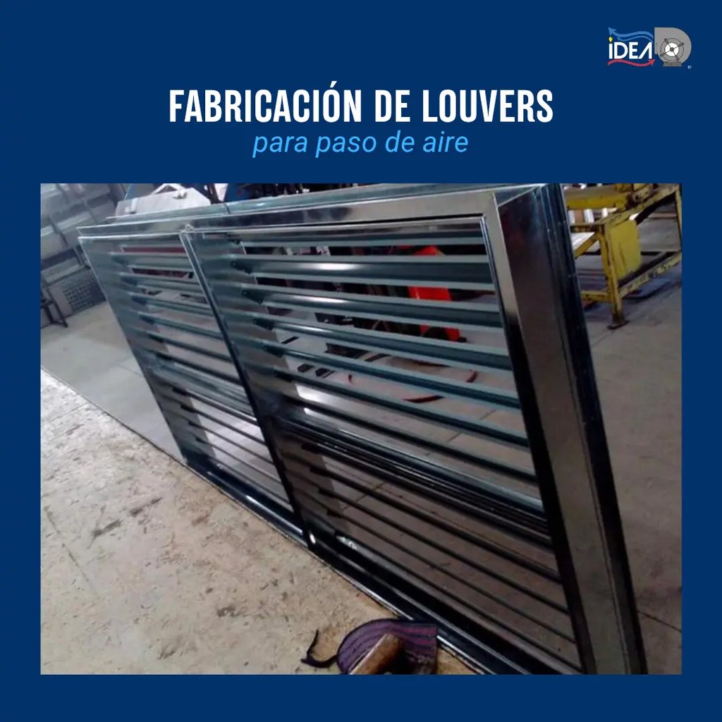 Louvers de acero galvanizado de calidad para paso de aire