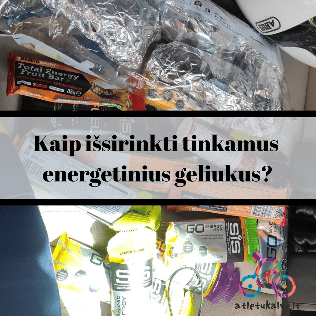 Energetiniai geliukai varžyboms ir treniruotėms