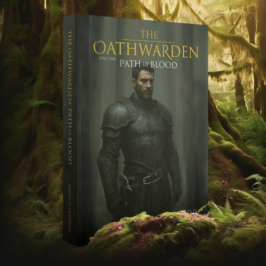 The Oathwarden: Path of Blook book mockup