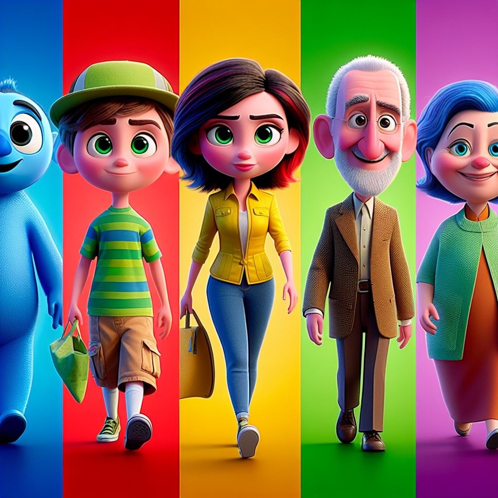 a group of animated animated animated characters MARTIN PE / COACH