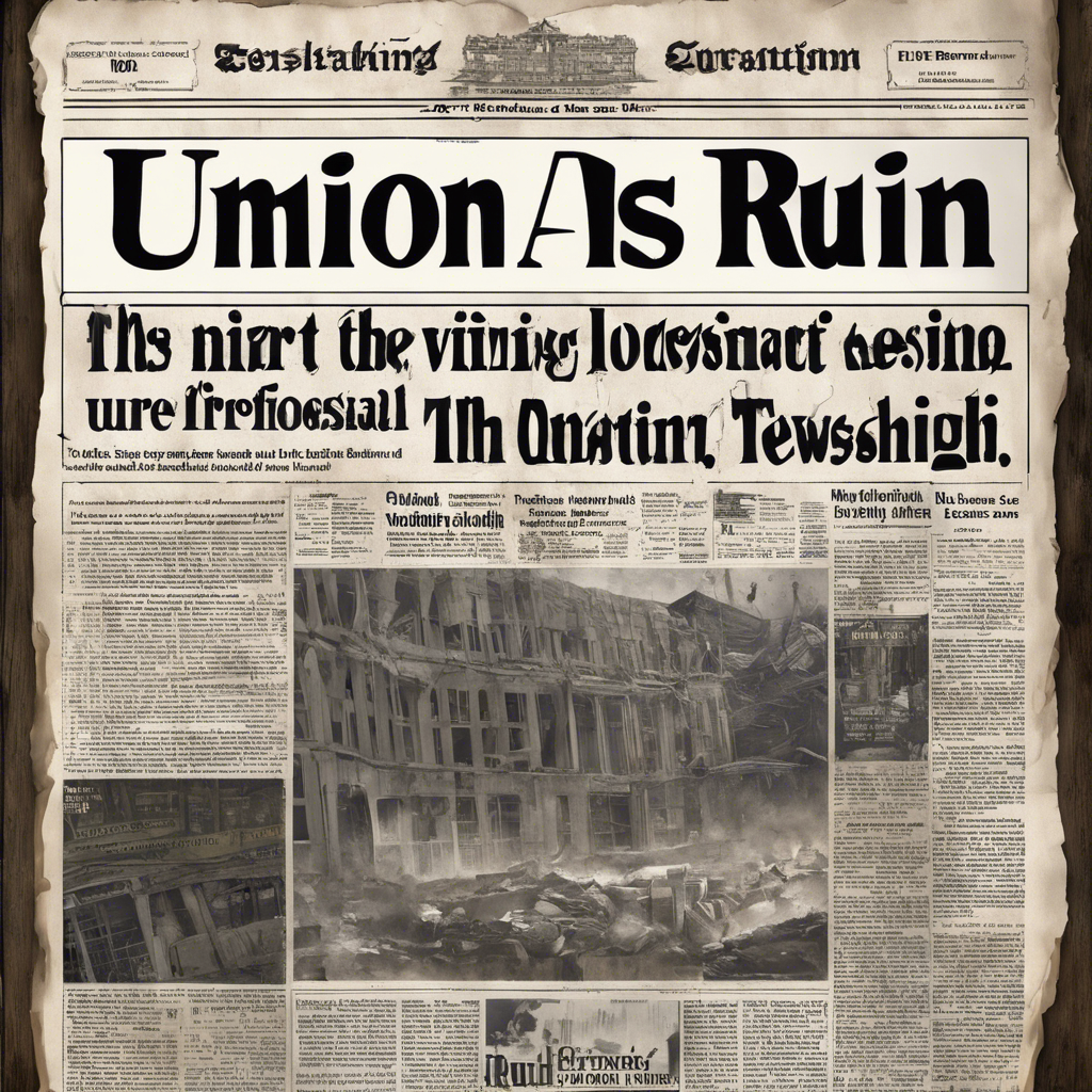 el sindicalismo es la ruina