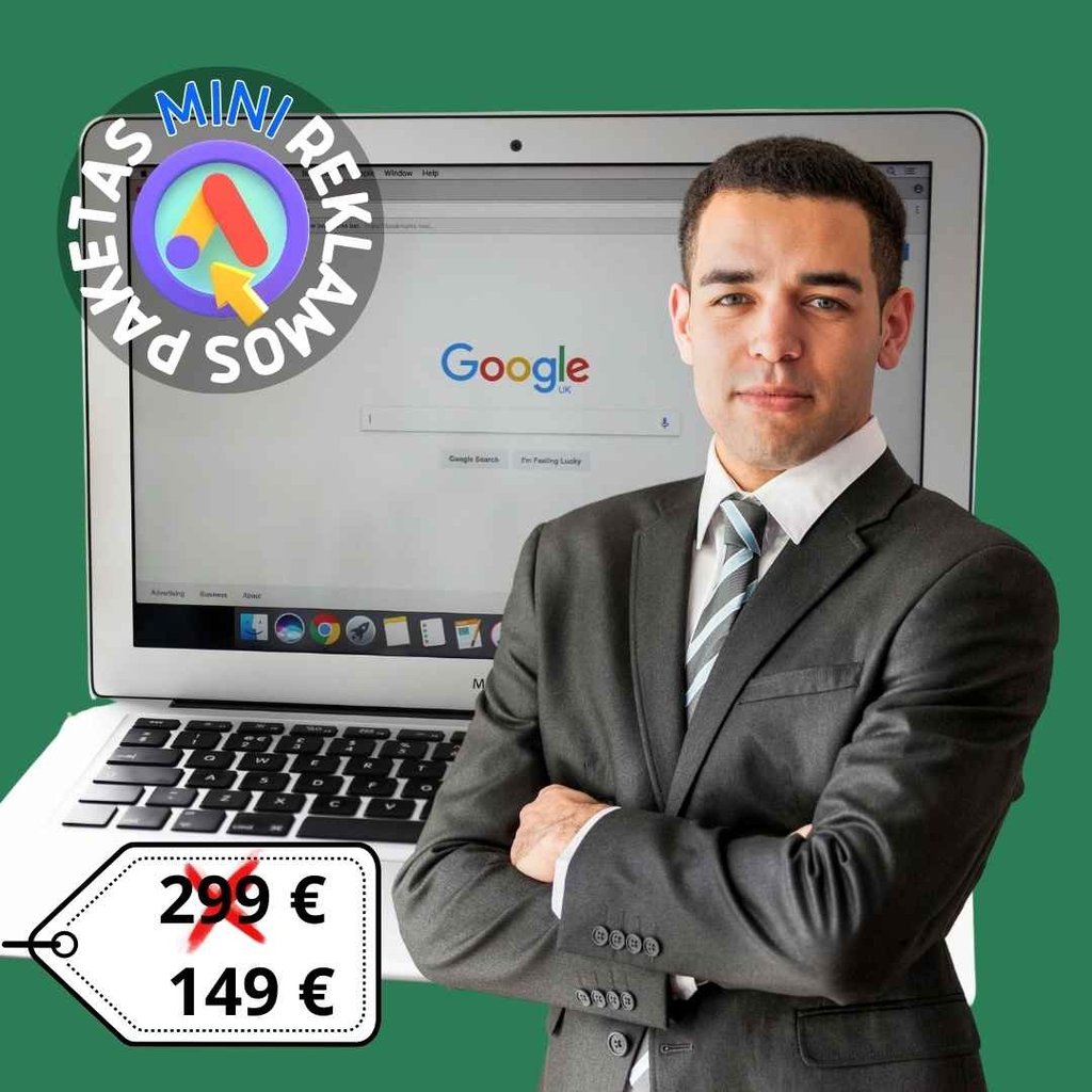 Google reklamos paketas MINI