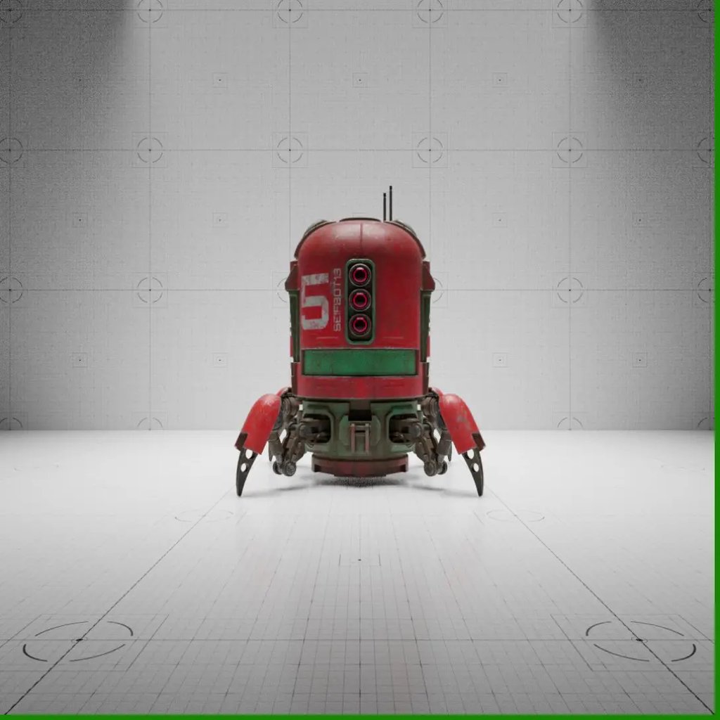 a red robot