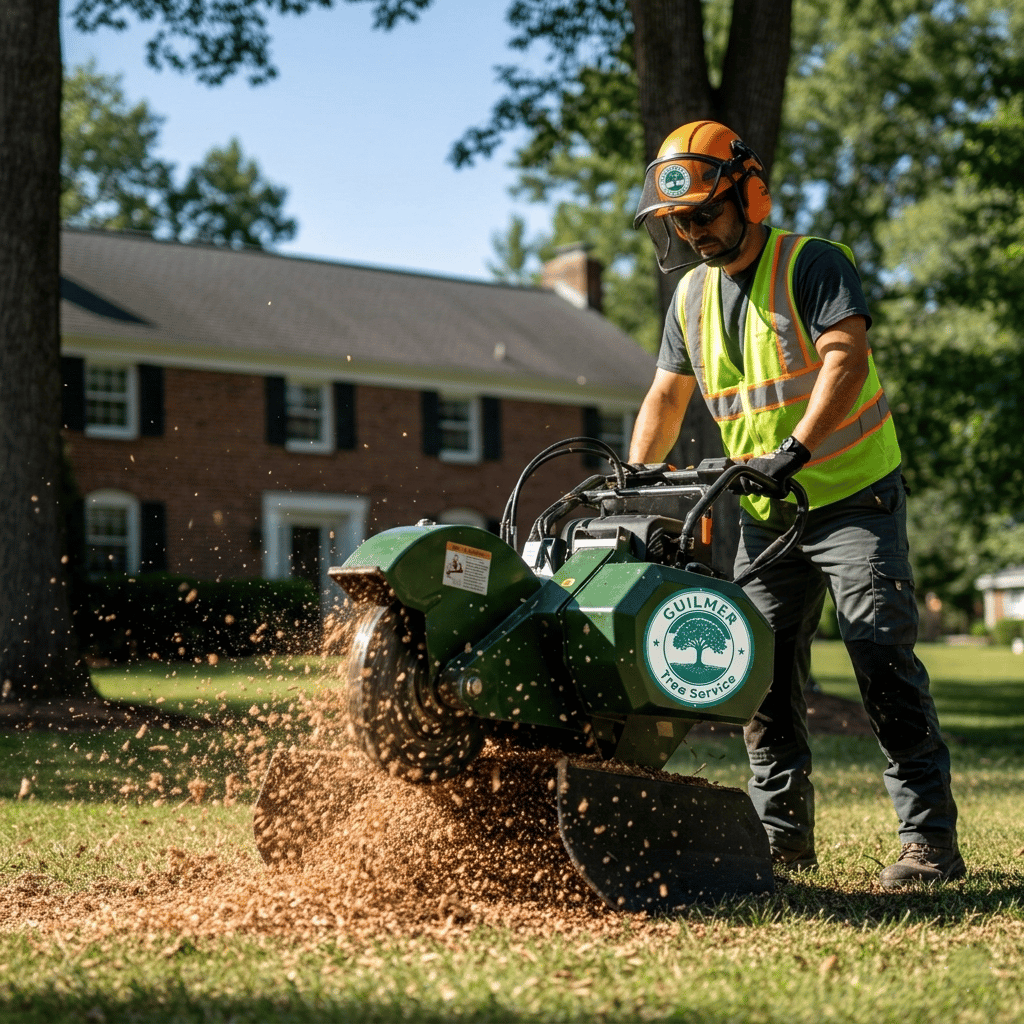 Tree and stump removal in Falls Church, VA with stump grinding, hazardous tree removal, and Northern Virginia arborist care.