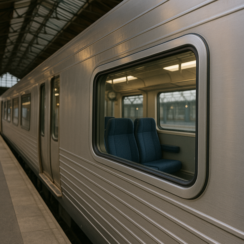 Train window bending 