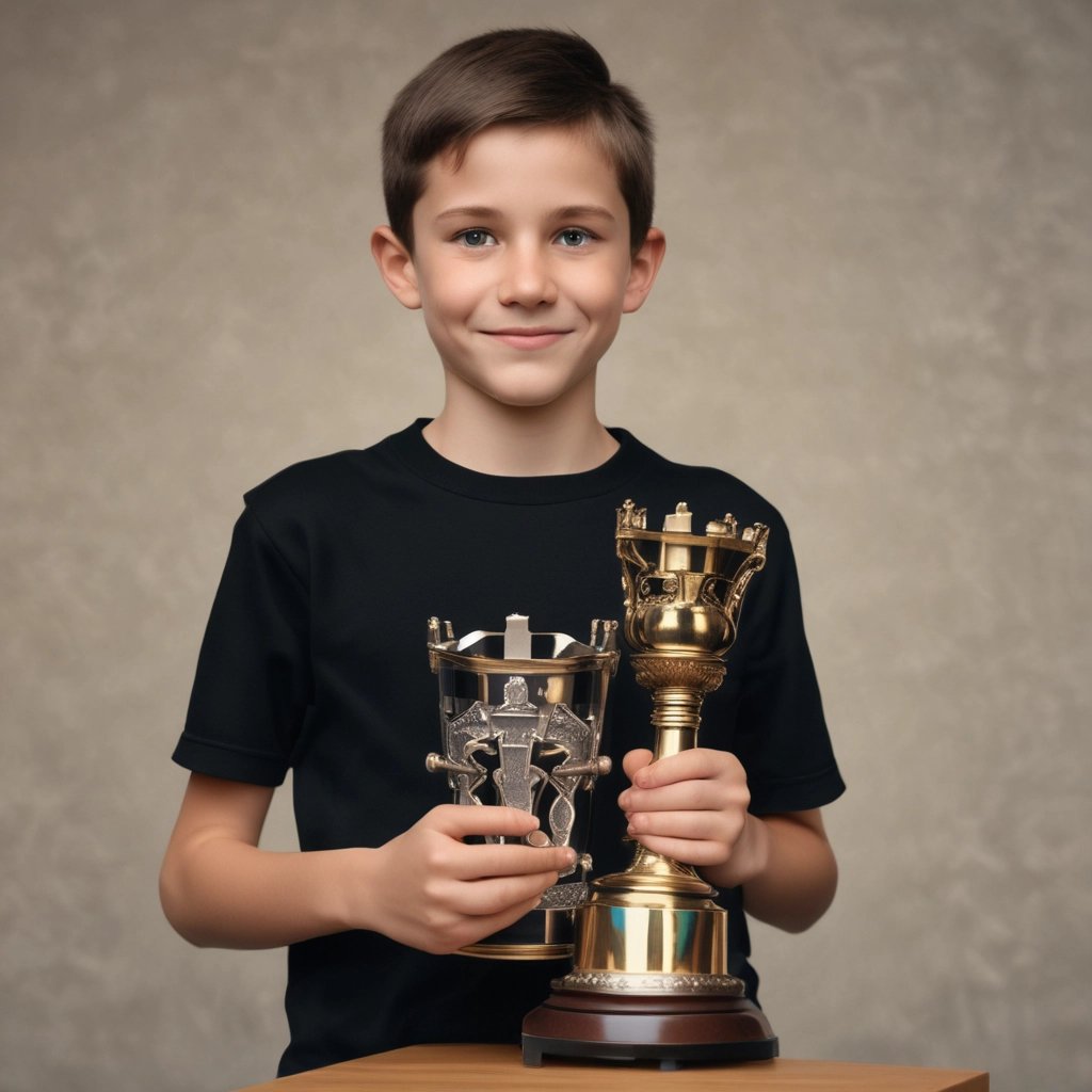 A group of children engaged in a chess game.