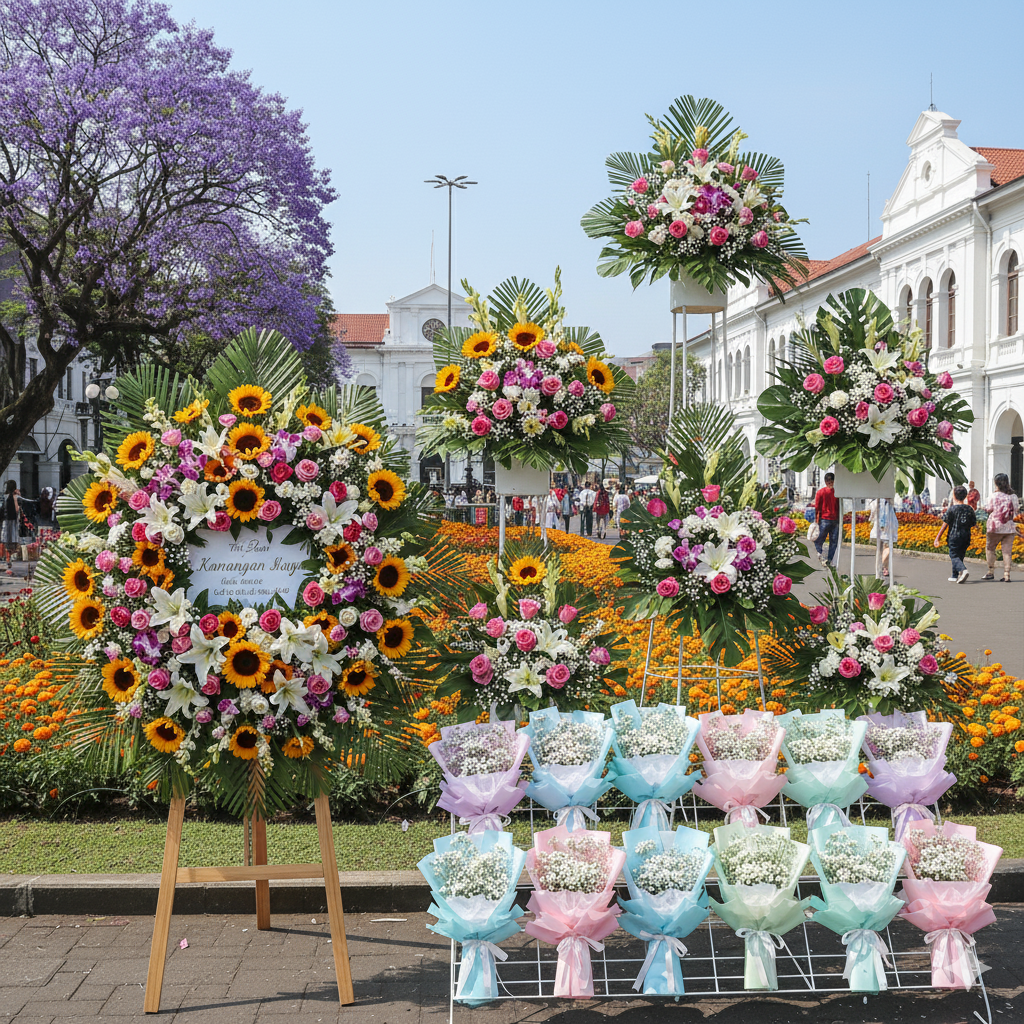 jenis karangan bunga Malang