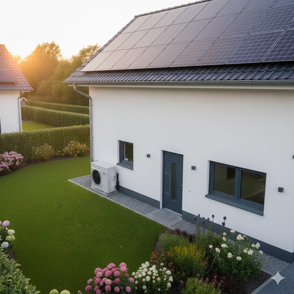 Einbau Wrmepumpe und PV Anlage in Fuerth